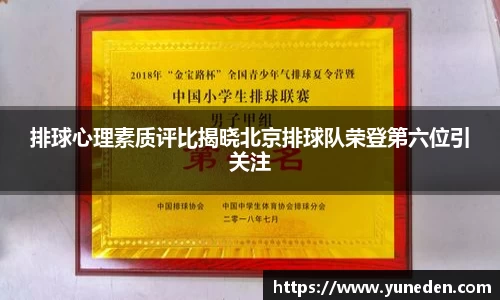 排球心理素质评比揭晓北京排球队荣登第六位引关注